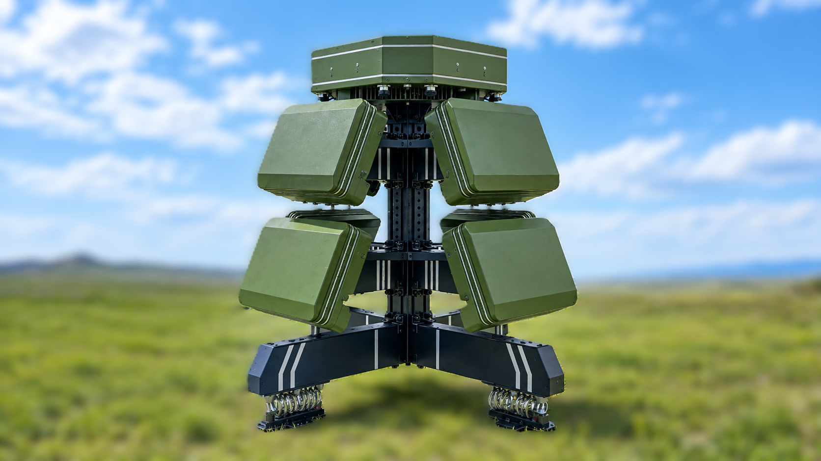 Alentech Vehicle-mounted Four-sided Formation Counter-UAV Equipment